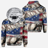 All-American Proud - Personalized Baseball All Over Shirt