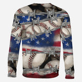 All-American Proud - Personalized Baseball All Over Shirt