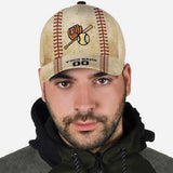 Baseball Personalized Leather Pattern Print Classic Cap