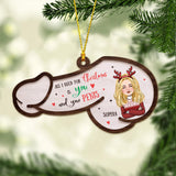 All I Need For Christmas - Personalized Couple Ornament