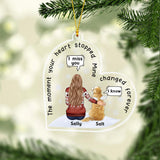 My Changed Forever - Personalized Christmas Dog Transparent Ornament