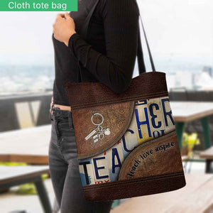 Teacher Teach Love Inspire - Tote Bag