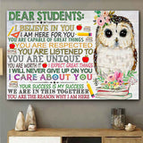 Dear Students - Teacher Poster 1121