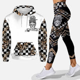 Just A Girl Who Loves Racing - Personalized Hoodie and Leggings