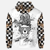 Just A Girl Who Loves Racing - Personalized Hoodie and Leggings