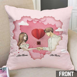 The Best Ones Have Been With You - Personalized Couple Throw Pillow