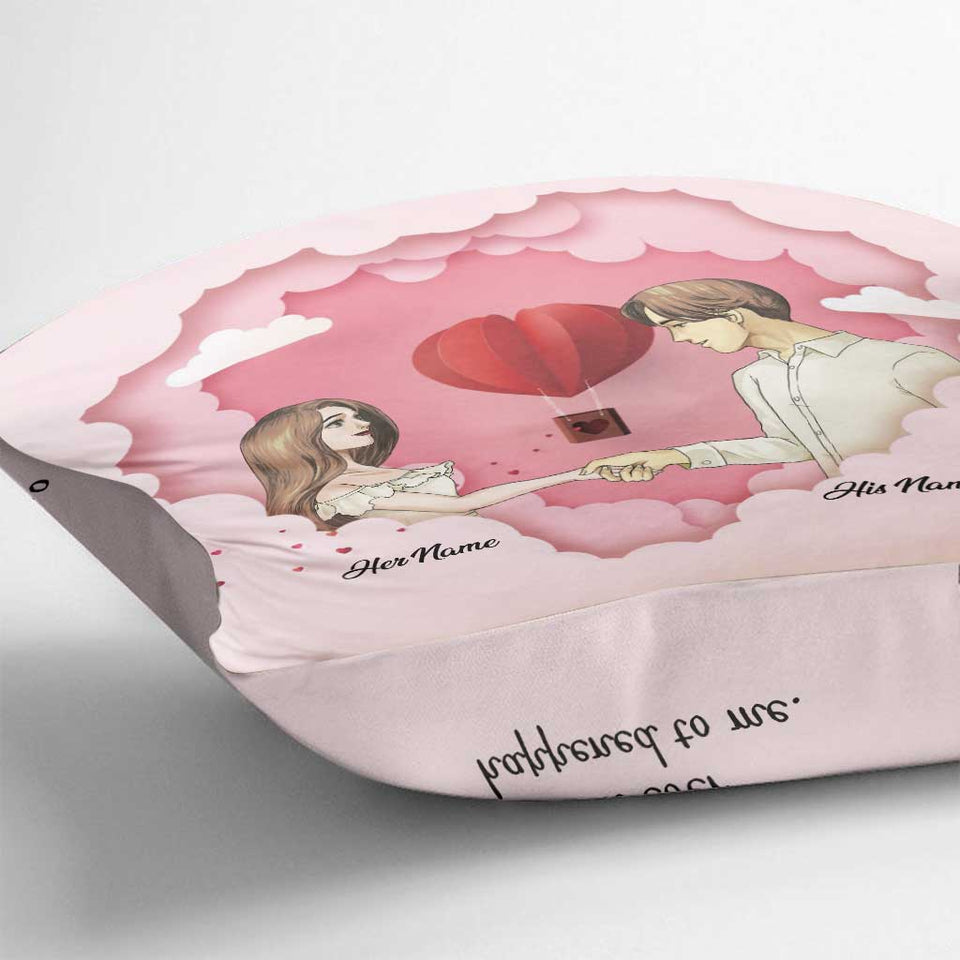 The Best Ones Have Been With You - Personalized Couple Throw Pillow
