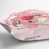 The Best Ones Have Been With You - Personalized Couple Throw Pillow