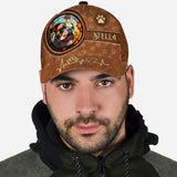 Stained Glass Dog - Personalized Dog Classic Cap
