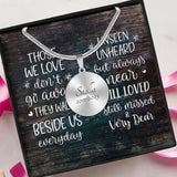 Stained Glass Dog - Personalized Dog Round Pendant Necklace