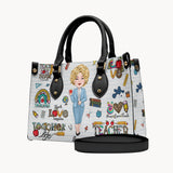Teacher Life - Personalized Teacher Leather Handbag