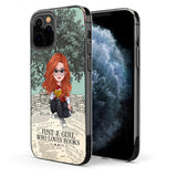 Just A Girl Who Loves Book - Personalized Book Clear Phone Case