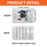 Love You Forever - Personalized Father Wallet Insert Card