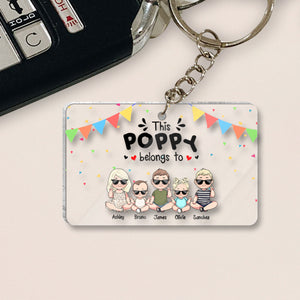 My Favorite People - Gift for grandpa, grandma, brother, sister, mom, dad, uncle, aunt - Personalized Keychain
