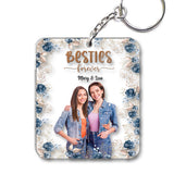 Besties Forever - Personalized Bestie Transparent Keychain