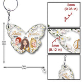 Besties Forever - Personalized Bestie Transparent Keychain