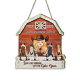 Horse Ranch - Personalized Horse Wood Sign