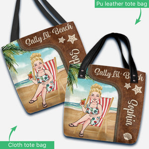 Salty Lil' Beach - Personalized Sea Lover Tote Bag