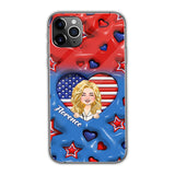 Personalized Nurse Gifts American Nurse Proud - Personalized Nurse Phone Case
