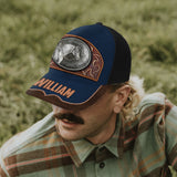 Vintage Horse - Personalized Horse Trucker Hat (Black Mesh)