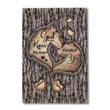 God Knew My Heart - Personalized Horse Canvas and Poster