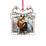 There Is No Greater Gift Than Love - Personalized Christmas Couple Transparent Ornament
