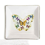 Mom Butterfly - Personalized Mother Jewelry Dish