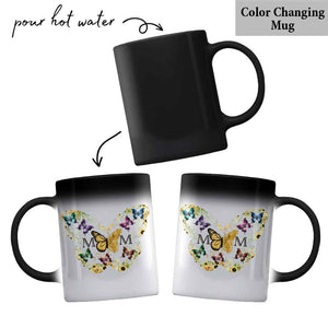 Mom Butterfly - Personalized Mother Mug