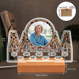 We Love You To Pieces - Personalized Mother's Day Mother Shaped Plaque Light Base