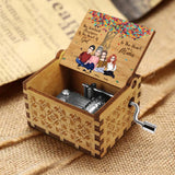 The Heart Of A Mother - Personalized Mother's Day Mother Hand Crank Music Box