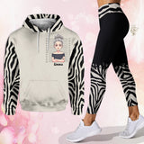 Nana Partners In Crime - Personalized Mother's Day Grandma Hoodie and Leggings