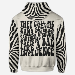 Nana Partners In Crime - Personalized Mother's Day Grandma Hoodie and Leggings