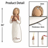 Love Of Learning - Personalized Christmas Book Ornament With 3D Pattern Print (Printed On Both Sides)