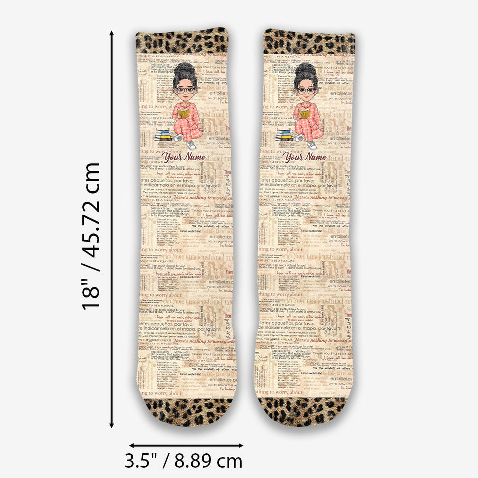 I'm Reading - Personalized Book Socks