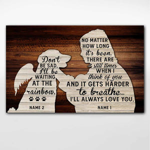 I Miss You - Personalized Dog Poster