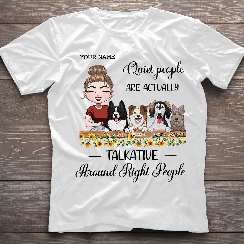 Around Right People - Personalized Dog T-shirt and Hoodie