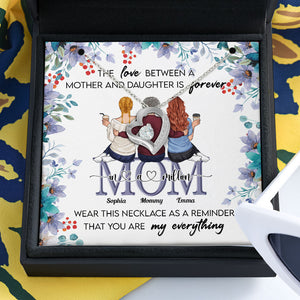 Mom In A Million Mother Daughter Forever - Personalized Mother Necklace