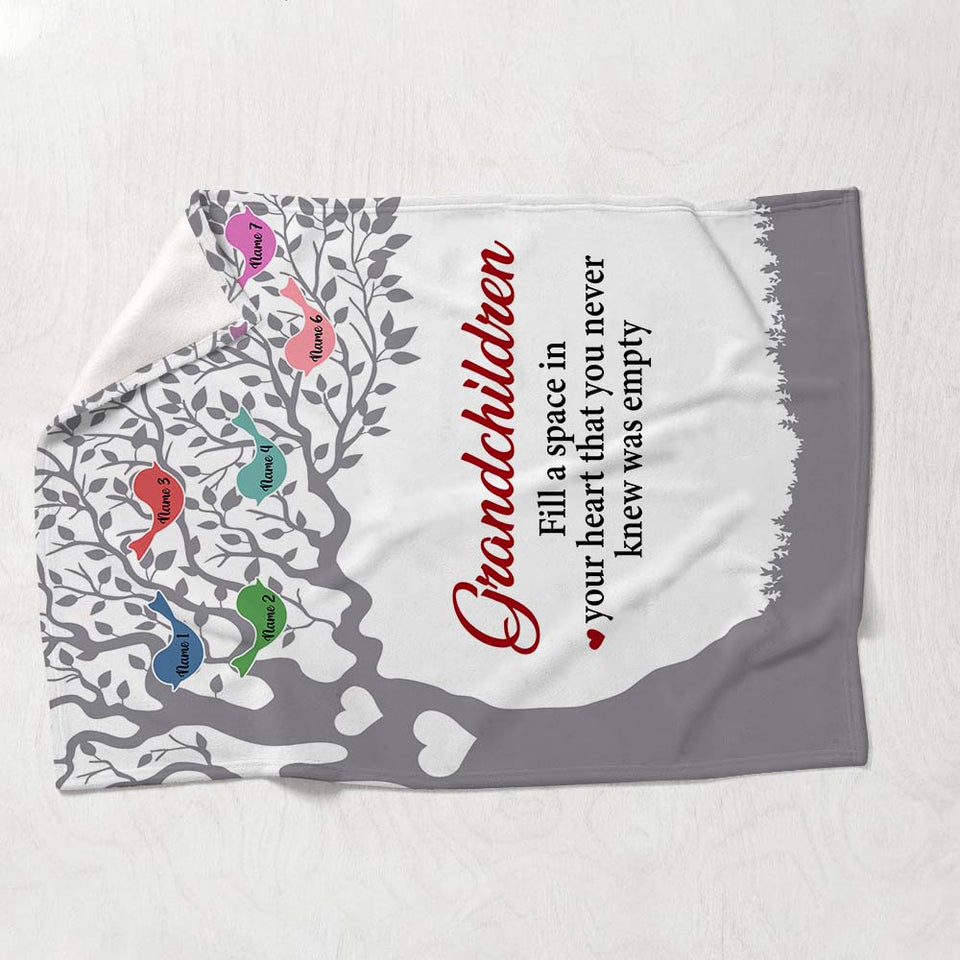 Fill A Space - Personalized Mother's Day Grandma Blanket