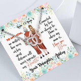 Mother And Daughter - Personalized Mother Two Hearts Necklace
