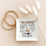 To My Granddaughter - Personalized Mother's Day Grandma Jewelry Dish