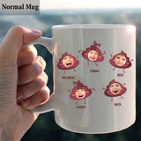 Daddy's Little Shit - Gift for dad, grandpa, mom, uncle, aunt, grandma - Personalized Mug