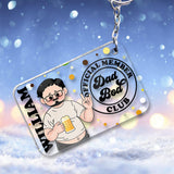 Official Member - Personalized Father Transparent Keychain
