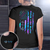 Blue Line - Police Officer T-shirt And Hoodie 062021