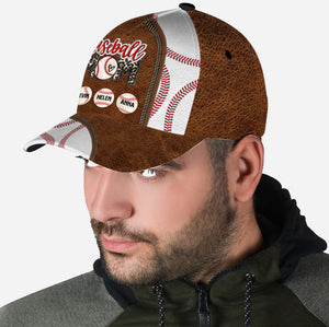 Baseball Mom - Personalized Baseball Classic Cap