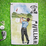 My Lucky Golf Cap - Personalized Golf Golf Towel