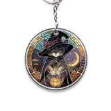 Hello Darkness - Personalized Witch Keychain