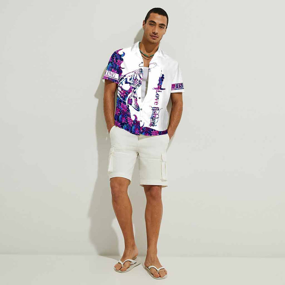 Love Fishing Hawaiian Shirt