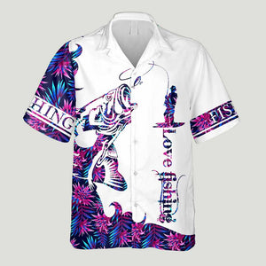 Love Fishing Hawaiian Shirt