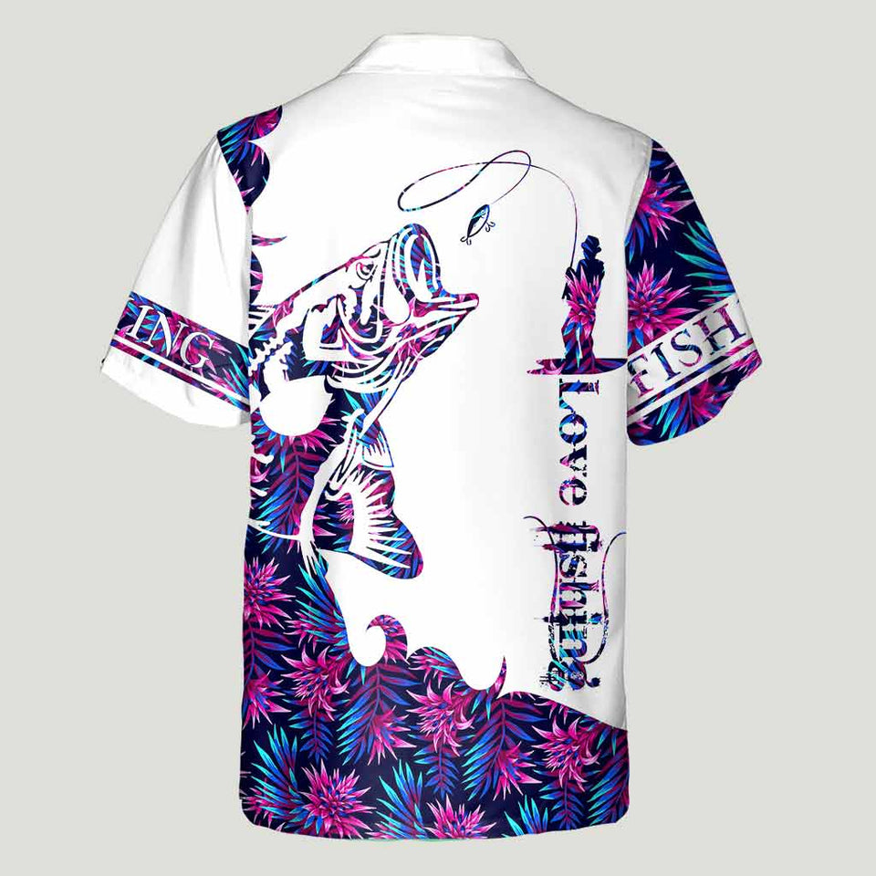Love Fishing Hawaiian Shirt