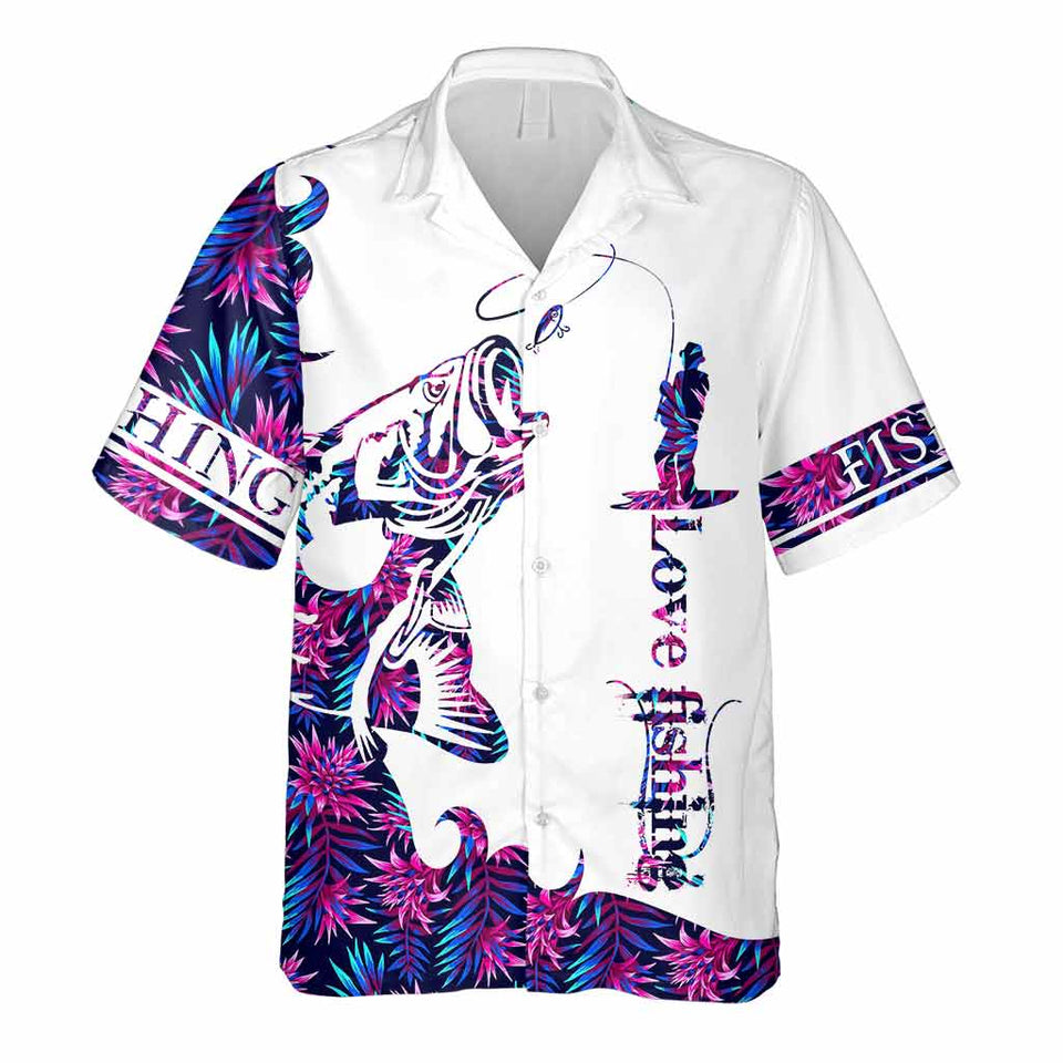Love Fishing Hawaiian Shirt